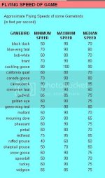 Flying Speed of Game Birds from Lowry Shotshell Ballistics.jpg